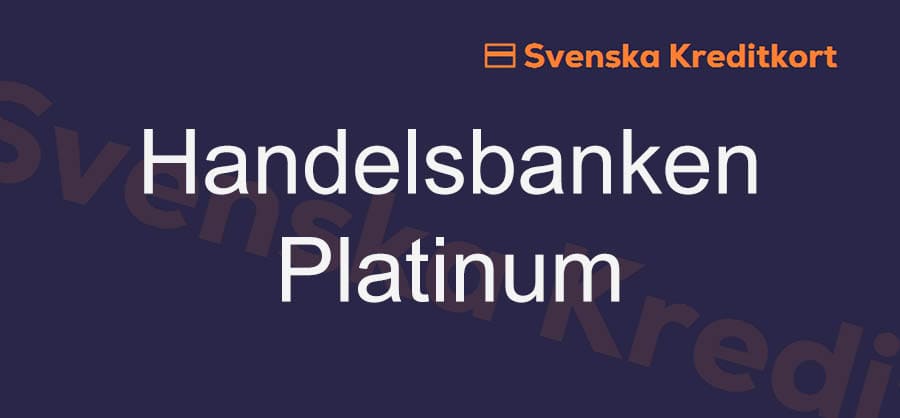 Handelsbanken Platinum mastercard recension