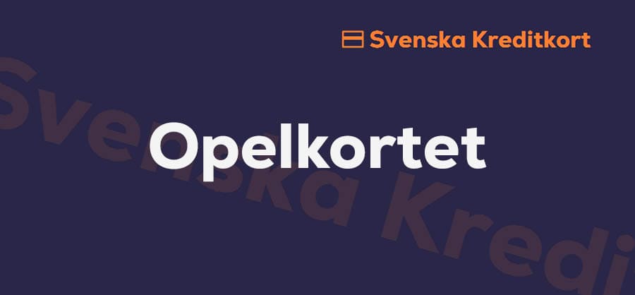 Recension av Opelkortet kreditkort Visa